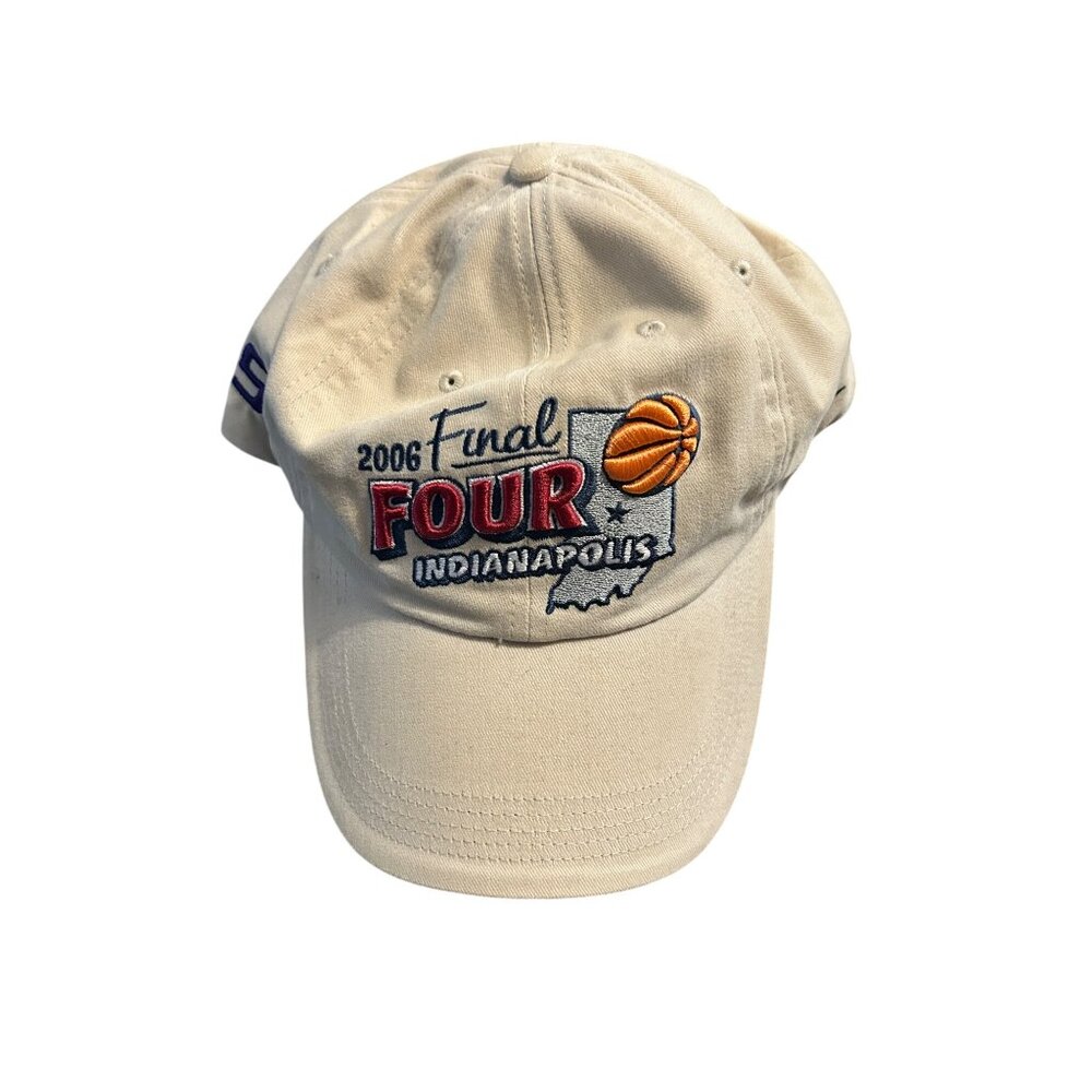 2006 NCAA LSU fighting tigers basketball Final Four Indianapolis Hat Beige Nike